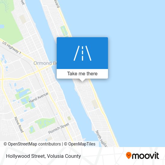 Hollywood Street map