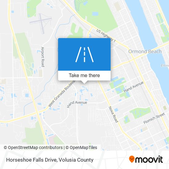Horseshoe Falls Drive map
