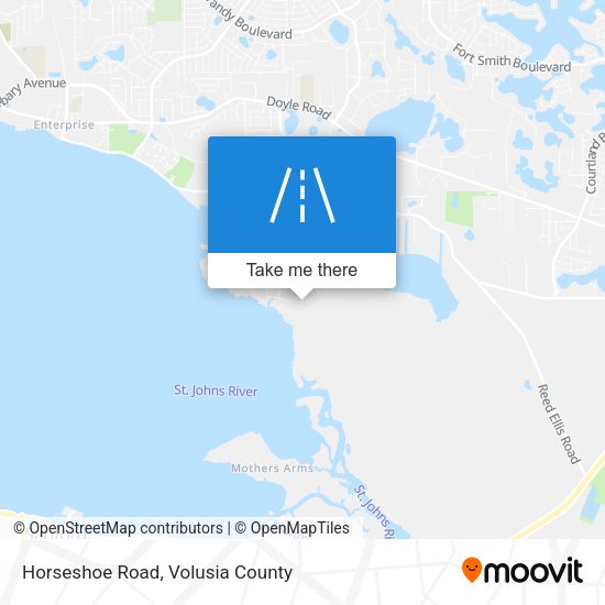Mapa de Horseshoe Road