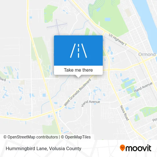 Hummingbird Lane map