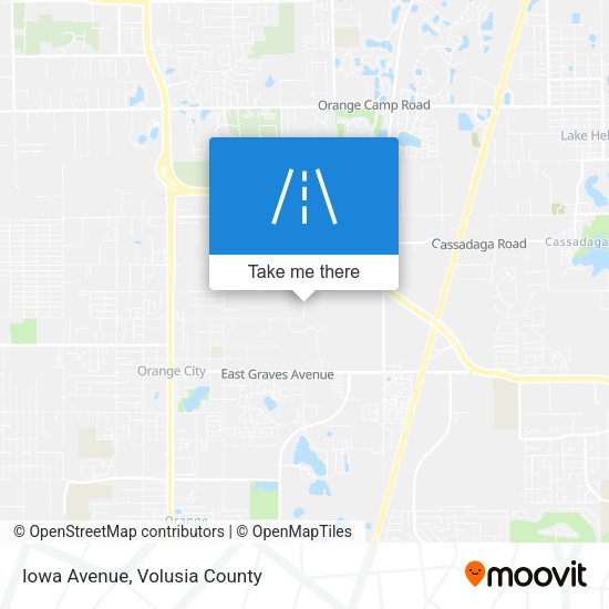 Iowa Avenue map