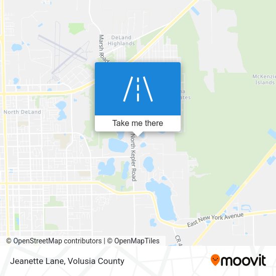 Jeanette Lane map