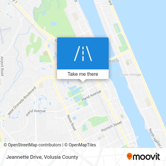 Jeannette Drive map