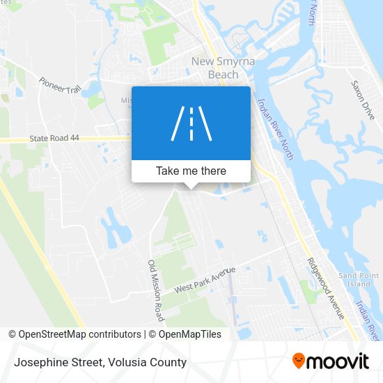 Josephine Street map