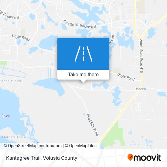 Kantagree Trail map