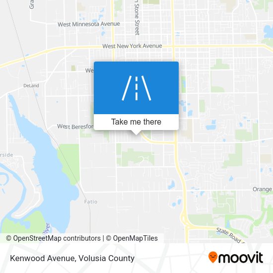 Kenwood Avenue map