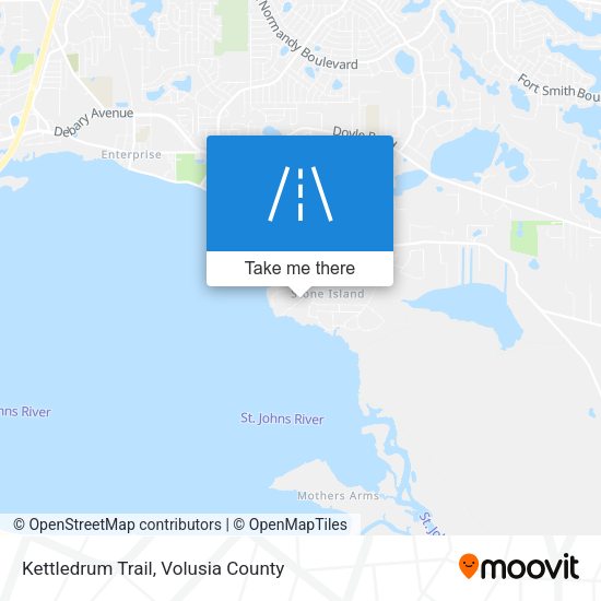 Kettledrum Trail map