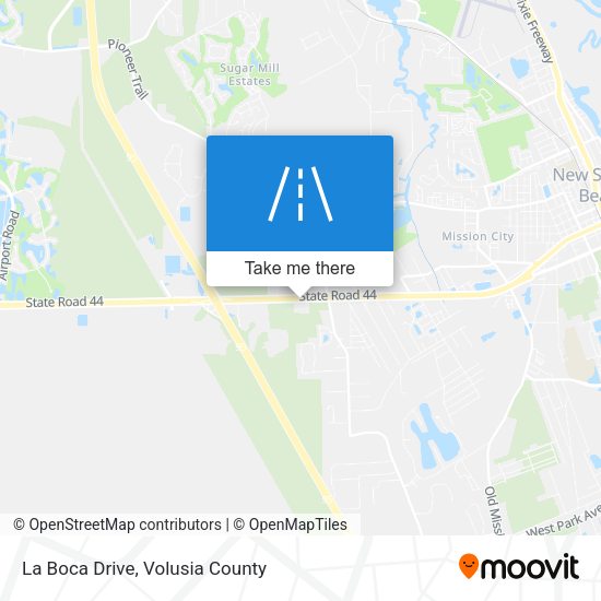 La Boca Drive map