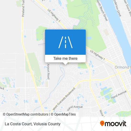 La Costa Court map