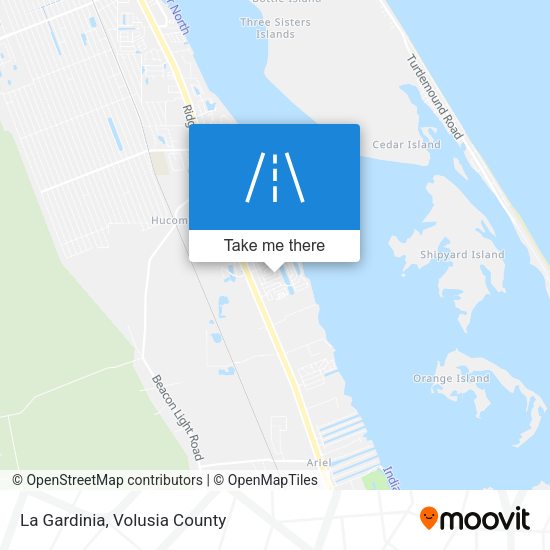 La Gardinia map