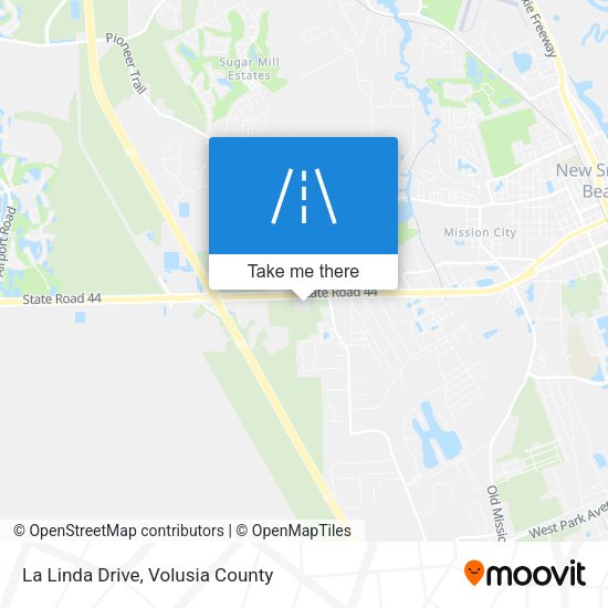 La Linda Drive map