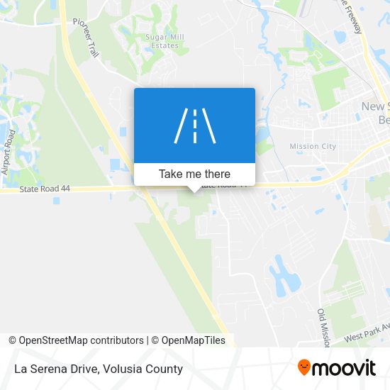 La Serena Drive map