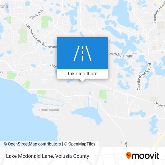 Lake Mcdonald Lane map