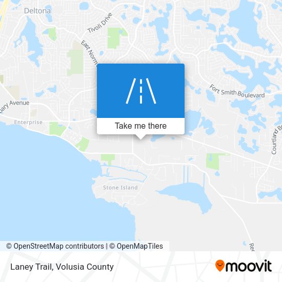 Mapa de Laney Trail