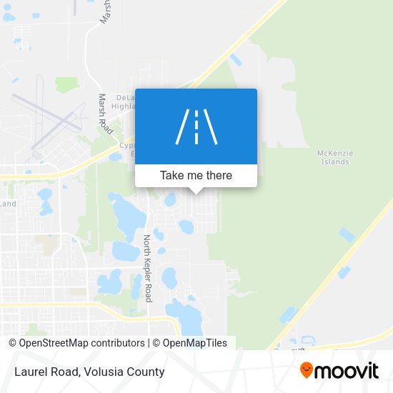 Laurel Road map