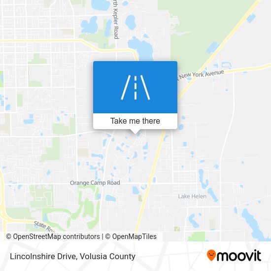 Lincolnshire Drive map