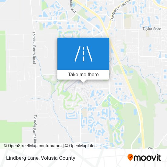 Mapa de Lindberg Lane
