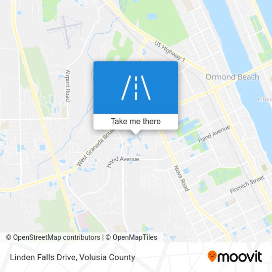 Linden Falls Drive map