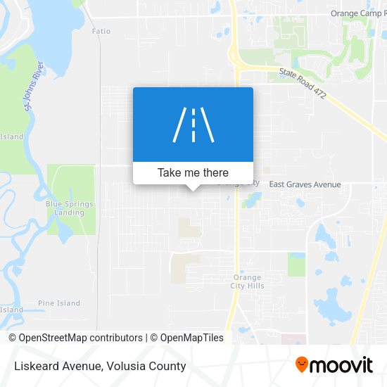 Mapa de Liskeard Avenue