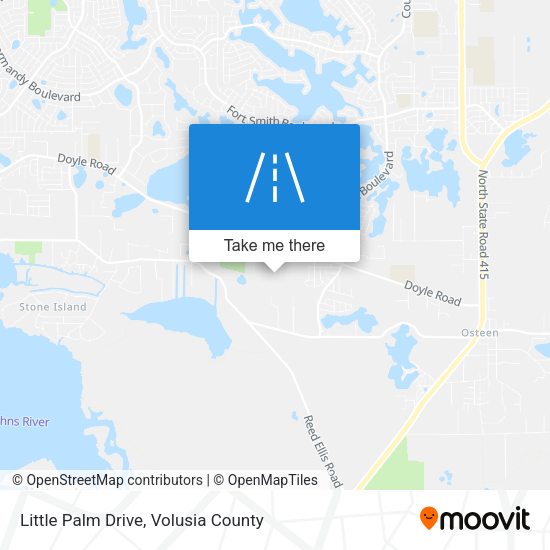 Mapa de Little Palm Drive