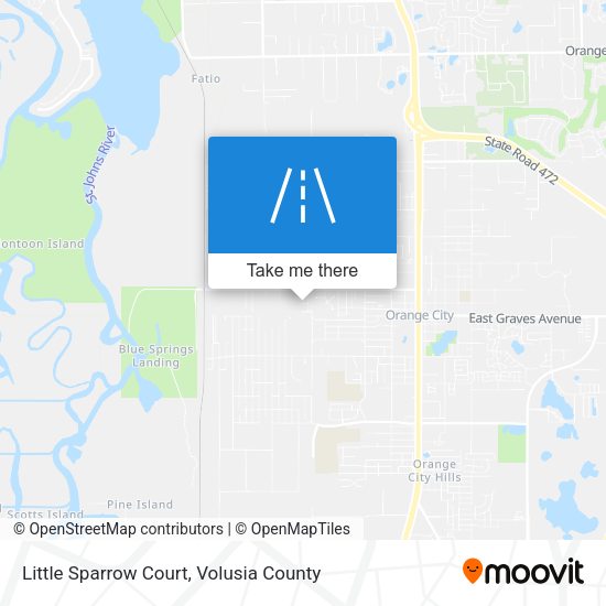 Little Sparrow Court map