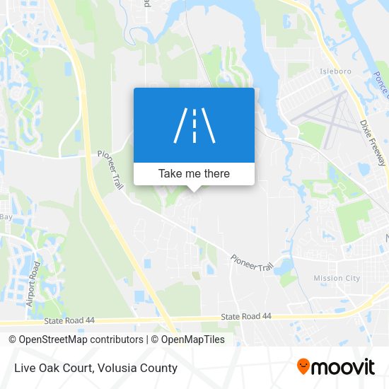 Live Oak Court map