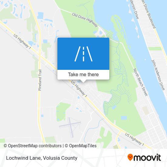 Lochwind Lane map