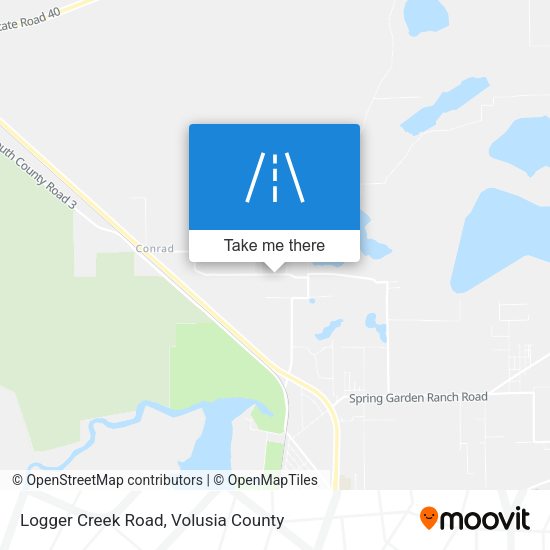 Logger Creek Road map