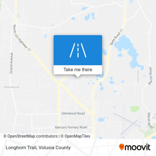 Longhorn Trail map