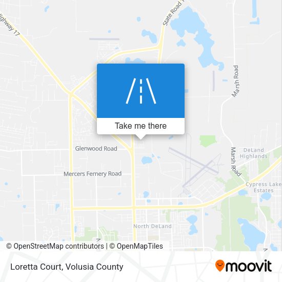 Loretta Court map