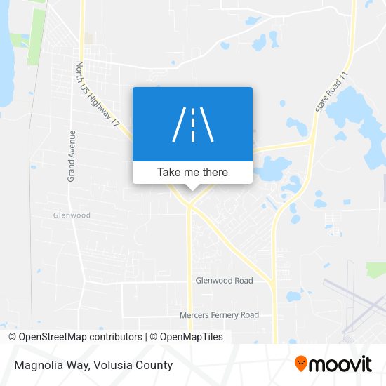 Magnolia Way map