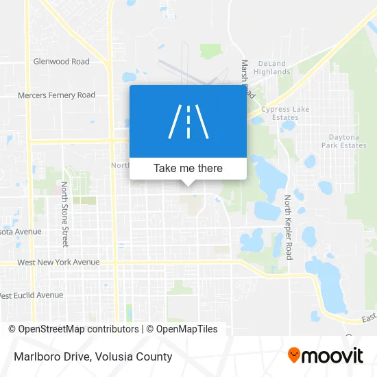 Marlboro Drive map