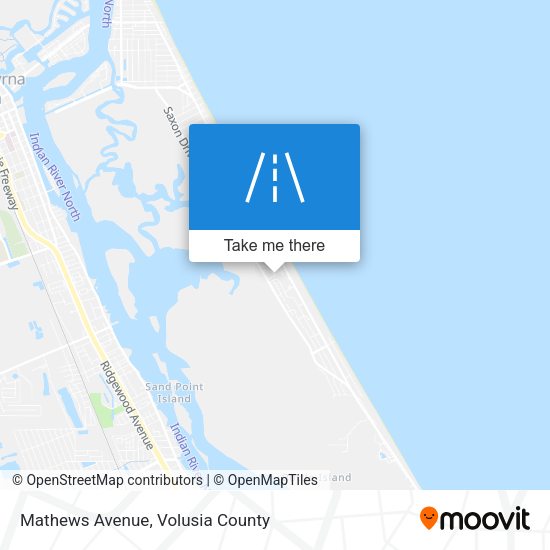 Mapa de Mathews Avenue
