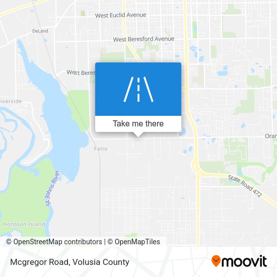 Mapa de Mcgregor Road