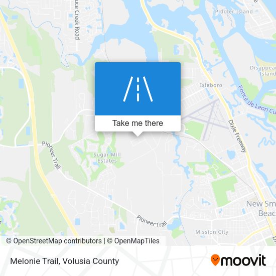 Melonie Trail map