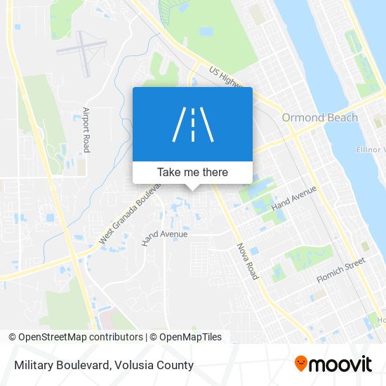 Mapa de Military Boulevard