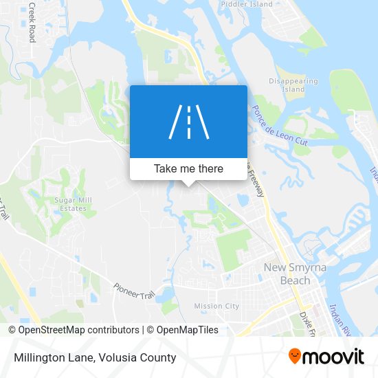 Mapa de Millington Lane