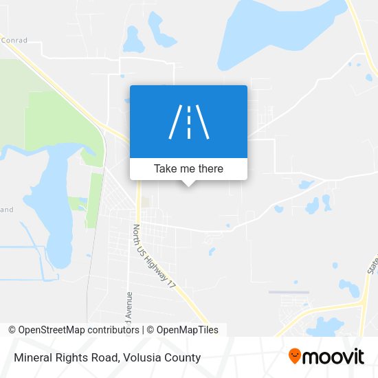 Mapa de Mineral Rights Road