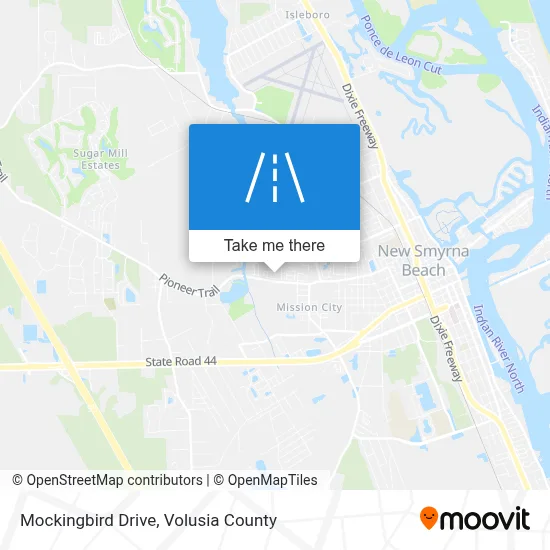 Mockingbird Drive map