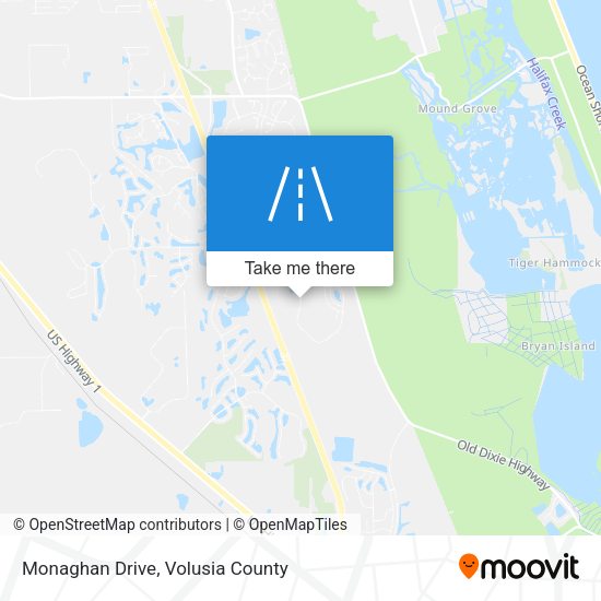 Monaghan Drive map