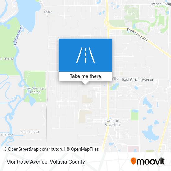 Montrose Avenue map