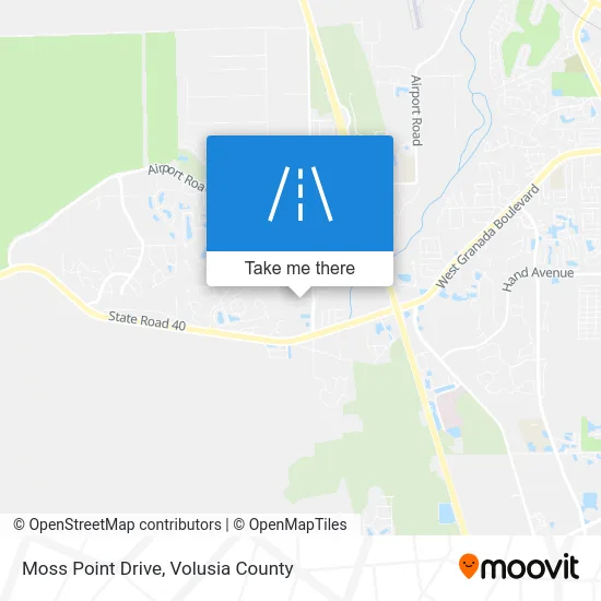 Moss Point Drive map