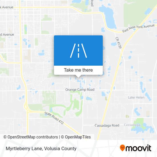 Myrtleberry Lane map