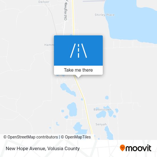 New Hope Avenue map