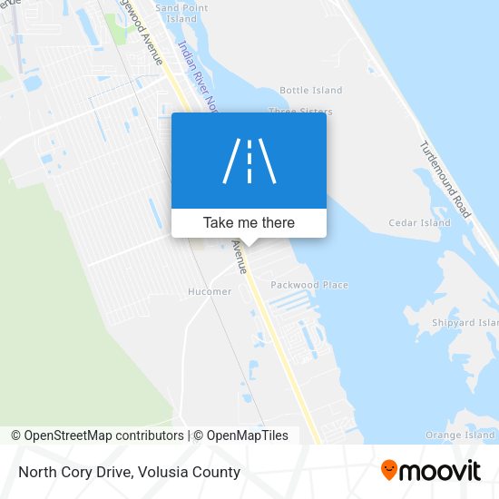 North Cory Drive map