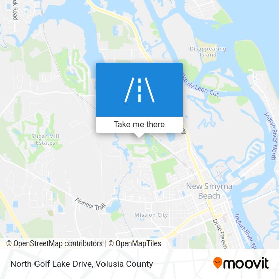 North Golf Lake Drive map