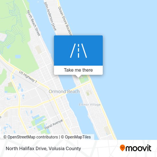 Mapa de North Halifax Drive