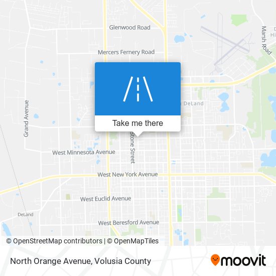 Mapa de North Orange Avenue