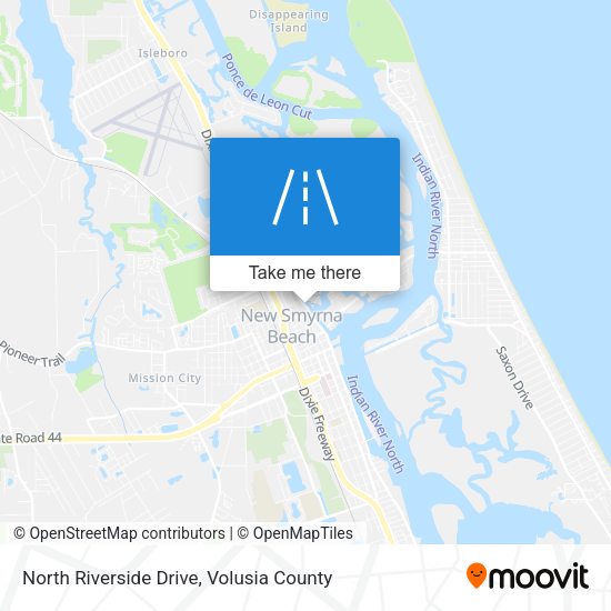 North Riverside Drive map
