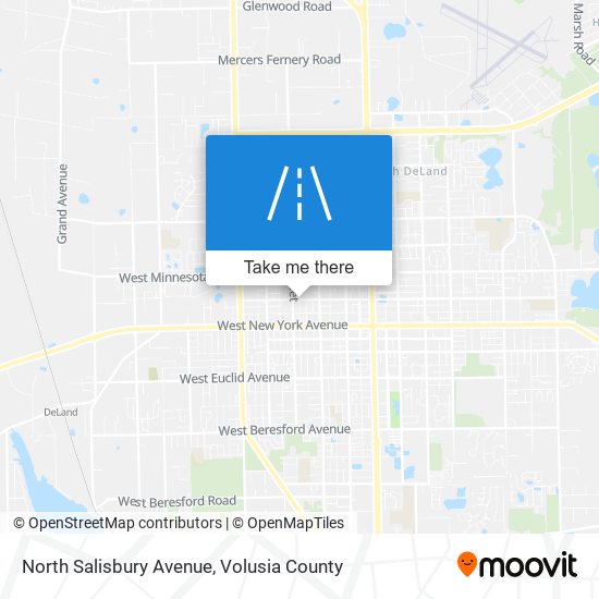 North Salisbury Avenue map